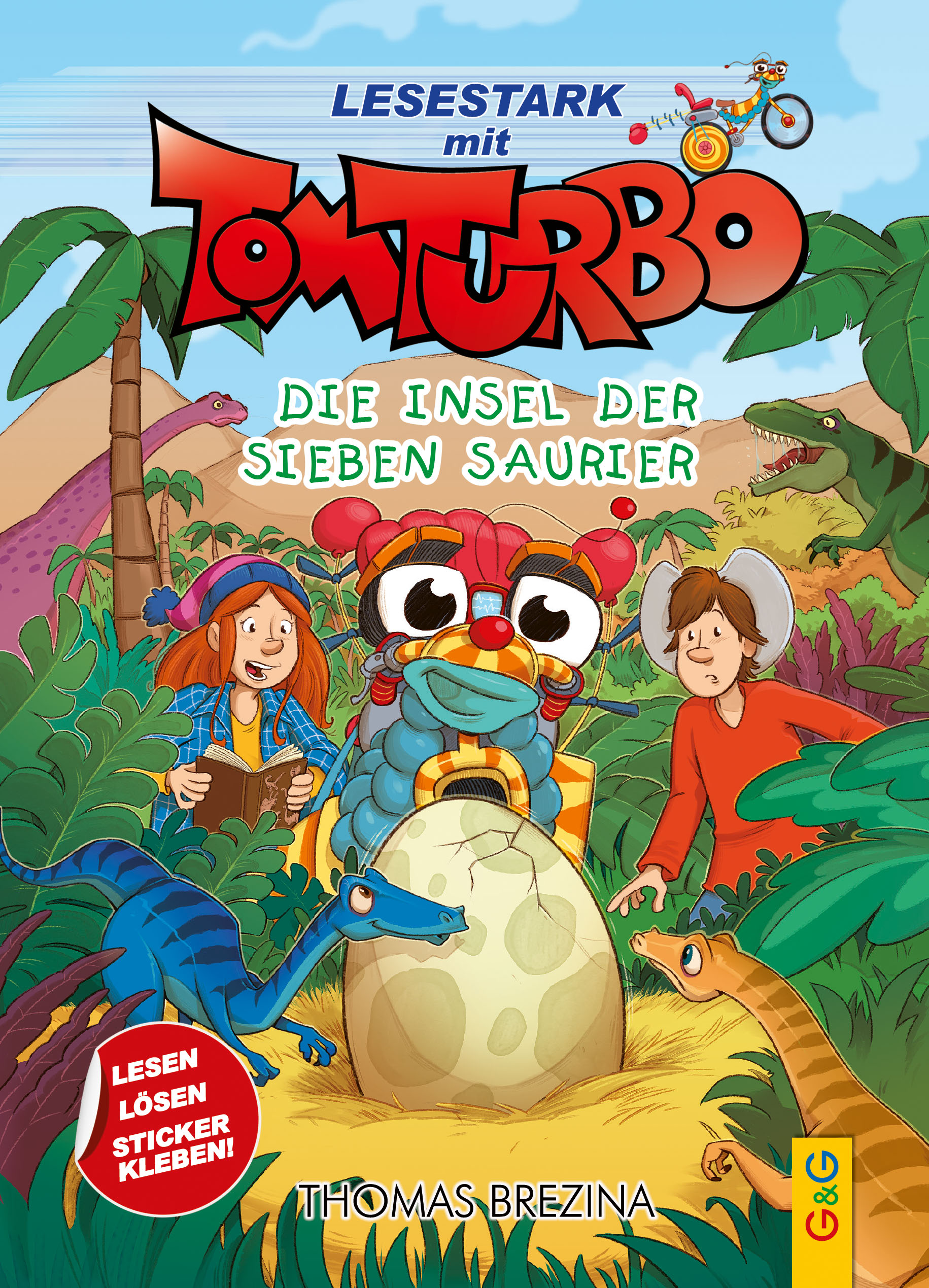 Buchcover: Die Insel der sieben Saurier